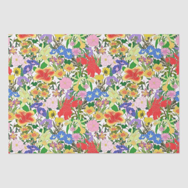 Morning Blooms Tissue Paper (Front)