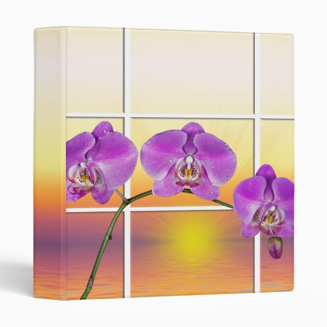 Morning Blossoms Binder (Front/Spine)
