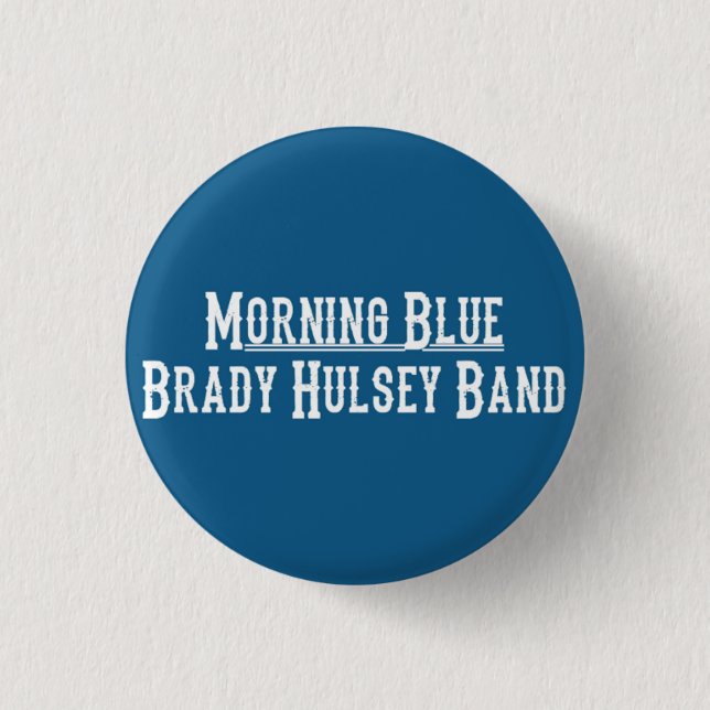 Morning Blue button (Front)