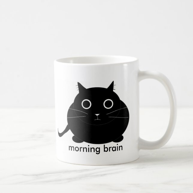 Morning brain coffee mug (Right)