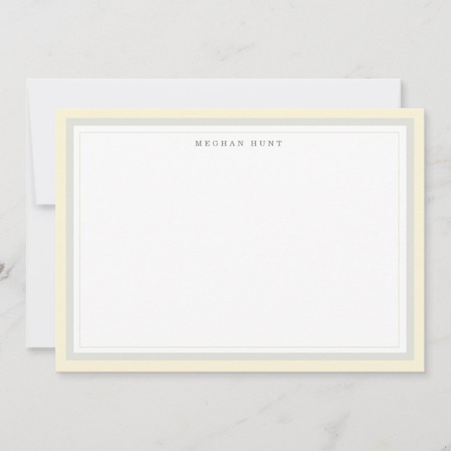 Morning Breeze⎢ Stationery Note Card (Front)
