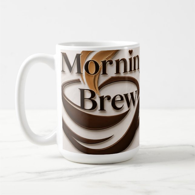 Morning Brew coffee mug. Mug (Left)