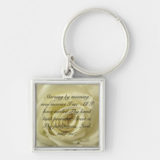 Morning by morning new mercies I see... Keychain