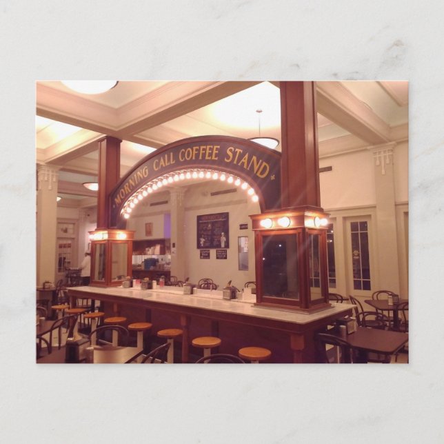 Morning Call Coffee Stand, New Orleans, LA Postcard (Front)