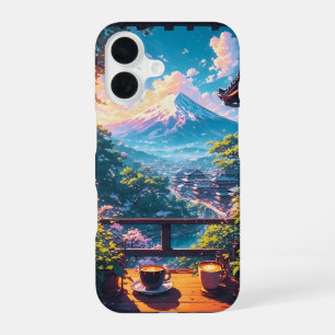 Morning Calm over Fuji iPhone 16 Case