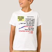 Morning Checklist (youth T)