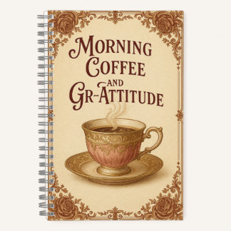 MORNING COFFEE AND GR-ATTITUDE NOTEBOOK