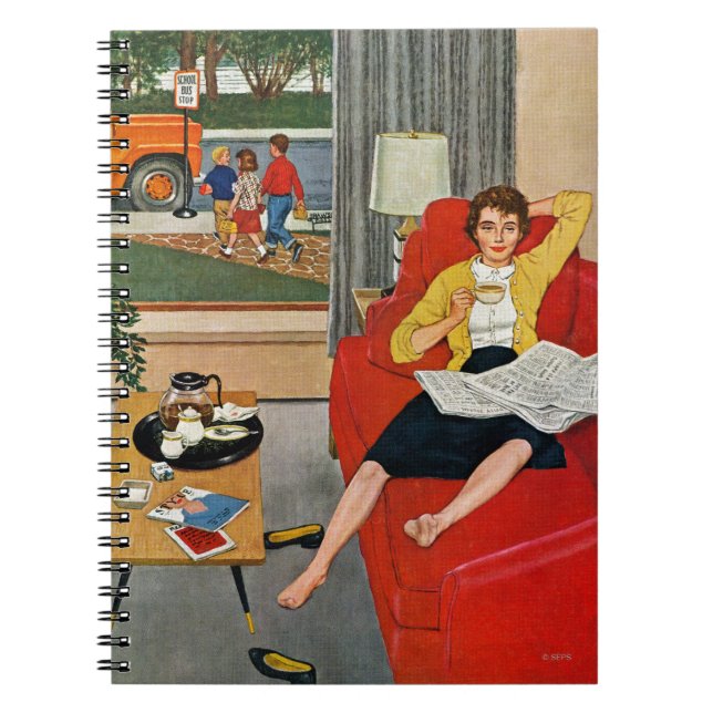 Morning Coffee Break Notebook (Front)