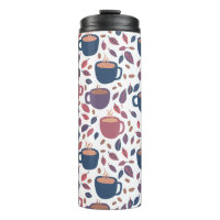 Morning Coffee Cute Colourful Fun Pattern