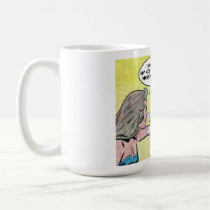 Morning Coffee Drinkers Funny Comic Strip Mug