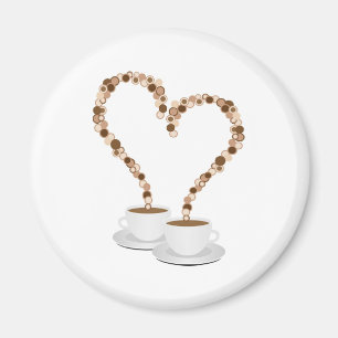 Morning coffee magnet