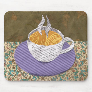 morning coffee mouse pad