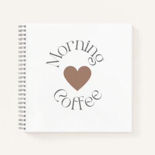 Morning Coffee Wellness, Calm Daily Ritual Gift Notebook