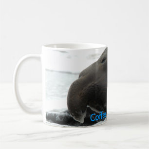Morning Coffee with Teodor, The Elephant Seal Mug