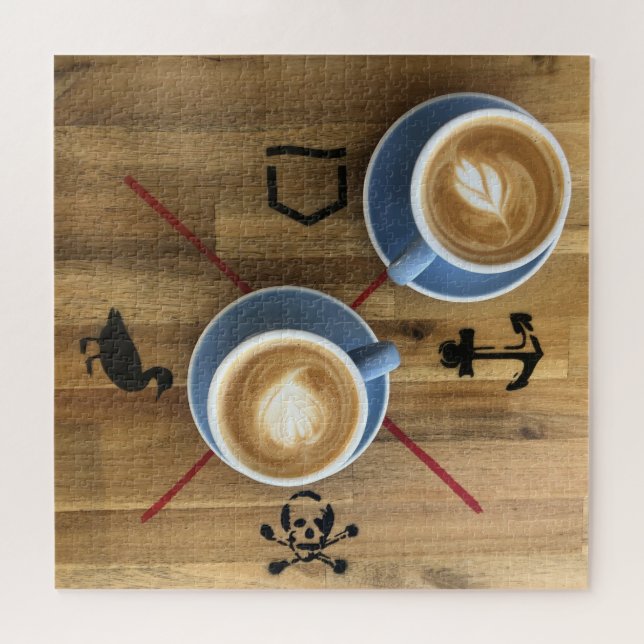 morning coffees jigsaw puzzle (Horizontal)