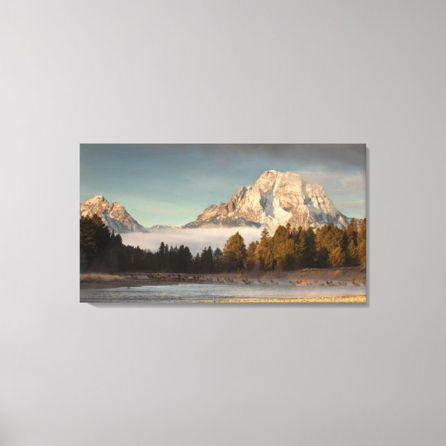 Morning Commute Canvas Print (Front)