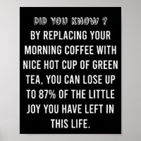 Morning Cup of Coffee - Funny Coffee Quote