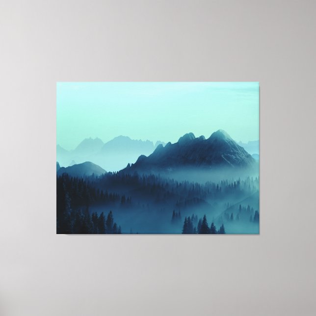  MORNING DEW BLUE MOUNTAINS   CANVAS PRINT (Front)
