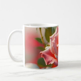 Morning Dew on a Blooming Rose Coffee Mug