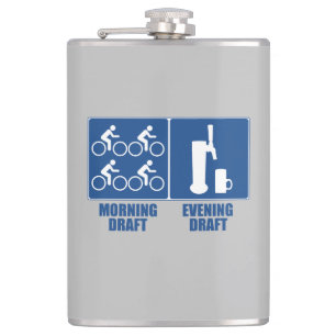 Morning Draught, Evening Draught Hip Flask