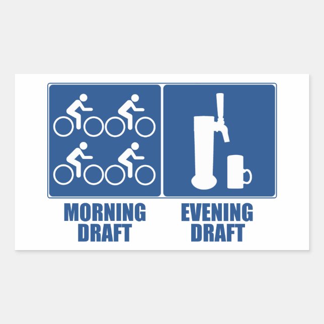 Morning Draught, Evening Draught Sticker (Front)