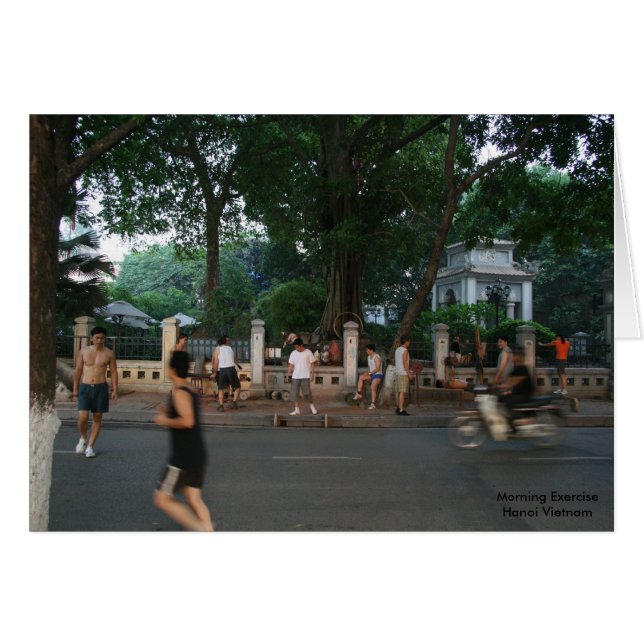 Morning Exercise * Hanoi Vietnam (Front Horizontal)