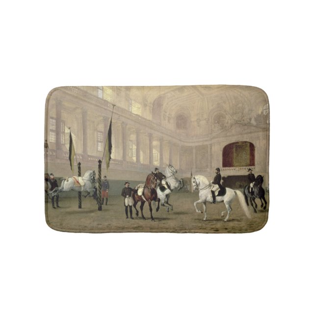 Morning Exercise in the Hofreitschule Bath Mat (Front)