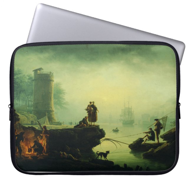 Morning Fog at sea by Joseph Vernet  Laptop Sleeve (Front)