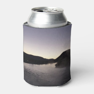 Morning Fog on the Jackson River at Grand Teton Can Cooler