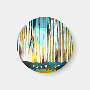 Morning Forest Magnet