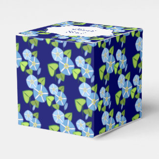 Morning Glories Abstract Pattern Favor Box