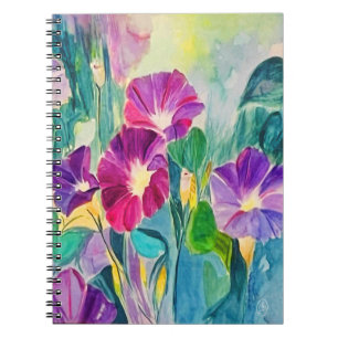 Morning Glories Floral Notebook 