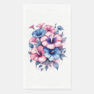 Morning Glories Morning Glory Flower Vines Floral Napkin