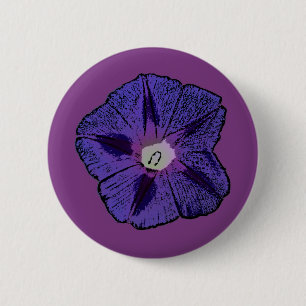 Morning Glory Abstract 2 Inch Round Button