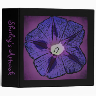 Morning Glory Abstract Binder