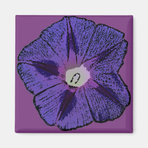 Morning Glory Abstract Magnet