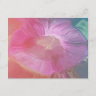 Morning Glory (And Fairies?) Postcard