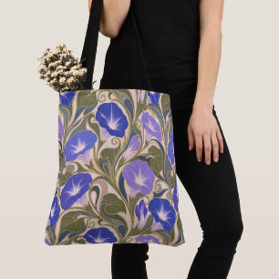 Morning Glory Art Nouveau Tote Bag