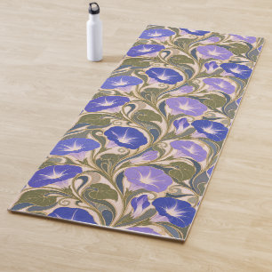 Morning Glory Art Nouveau Yoga Mat