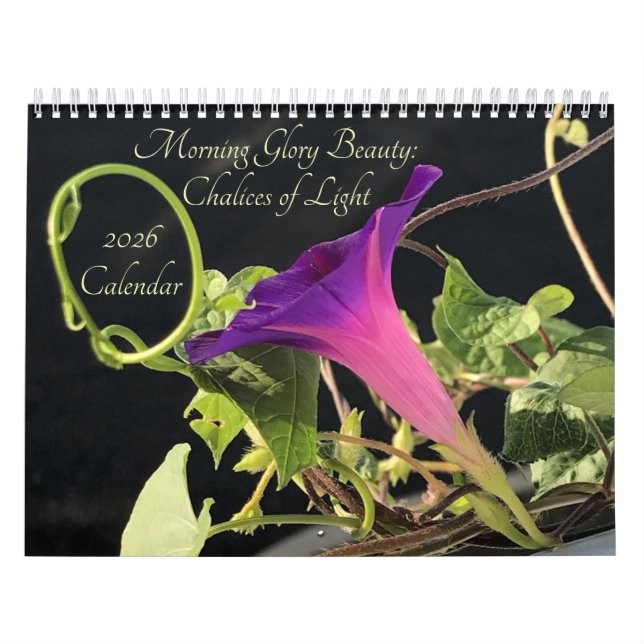 Morning Glory Beauty:  Chalices of Light 2026 Calendar (Cover)