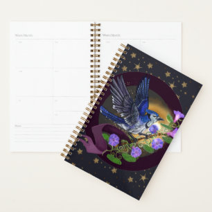 Morning Glory BlueJay  Planner