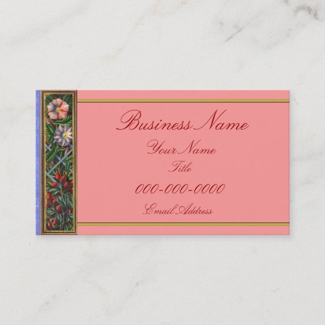 Morning Glory Business Card (Front)