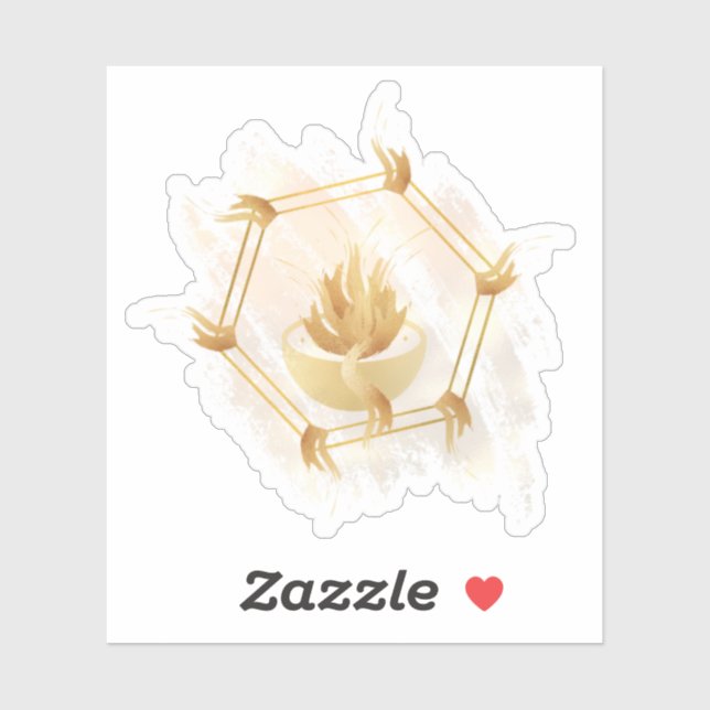 Morning Glory Encr Logo Vinyl Sticker (Sheet)