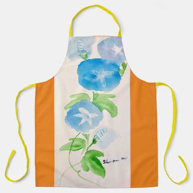 Morning glory flower apron (Front)