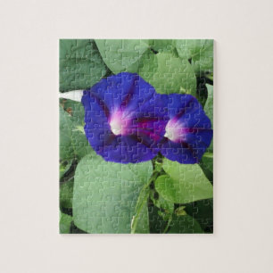 Morning Glory Flower Jigsaw Photo Puzzle