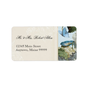 Morning Glory Hydrangea - Return Address Labels