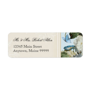 Morning Glory Hydrangea - Return Address Labels