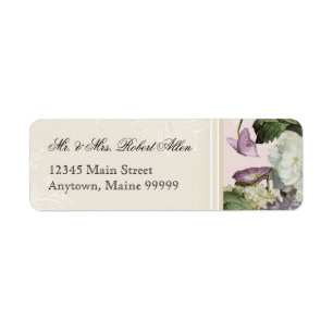 Morning Glory Hydrangea - Return Address Labels