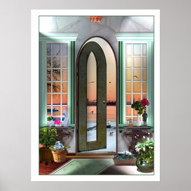 Morning Glory.LeeMarie Creative Design Poster (Front)