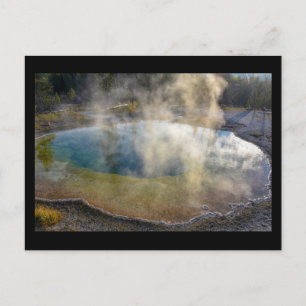Morning Glory Pool, Yellowstone National Park Postcard